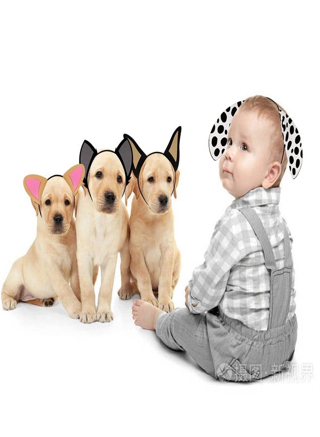 PPXMEEUDC مجموعة PPXMEEUDC من 9 قطع من عصابات رأس على شكل آذان الكلاب، مثالية لحفلات أعياد ميلاد الحيوانات الأليفة، ولحفلات الأزياء التنكرية. - Image 3